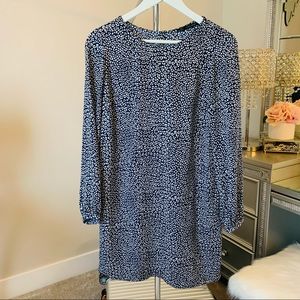 Zara XS flowing long sleeve dress